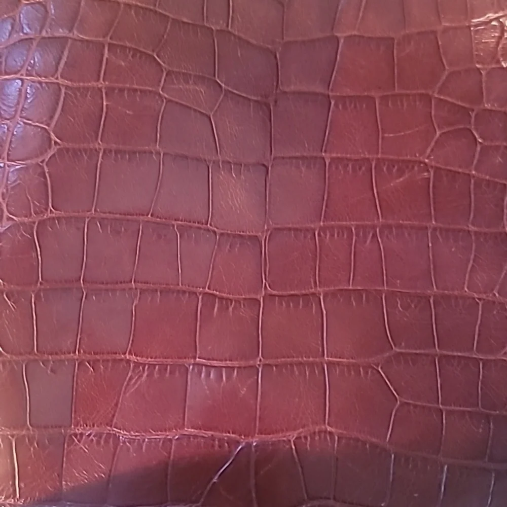 CARLOS FALCHI Embossed Leather Bag